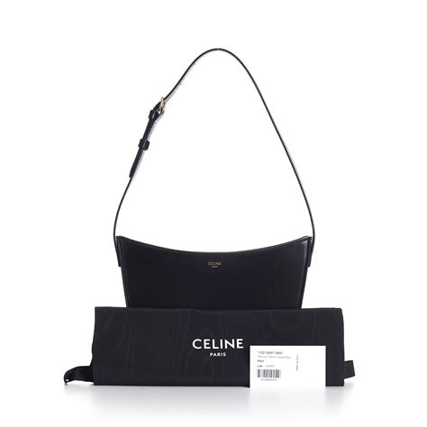 Medium Celine Croque Bag Black .